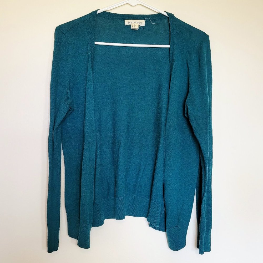 3/$20 Forever 21 Teal Cardigan